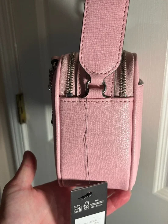 Karl Lagerfeld Paris Pink Charm Crossbody NWT $198 MSRP - Picture 4 of 15
